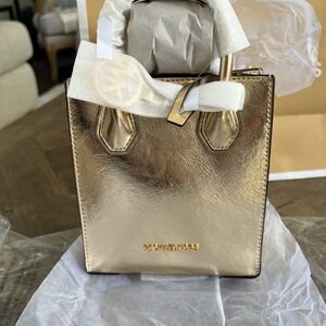 NWT Michael Kors Mercer Patent Crossbody